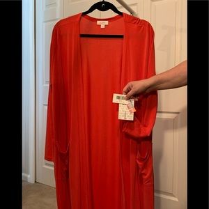 New Lularoe Large Red Sarah